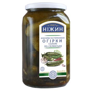 Nezhin Bauern Gurken in Salzlake 920g