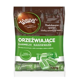 Wawel Minze Bonbons mit Karamell 105 g