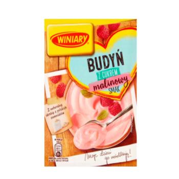 WINIARY Pudding Himbeer-Geschmack mit Zucker, 60 g