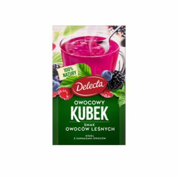 Delecta Frucht Becher Waldfruchtgeschmack Gelee 30 g