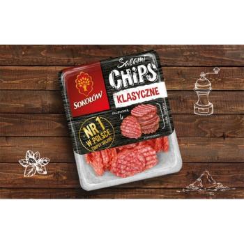 Sokolów Salami Chips Klasyczne 60 g