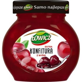 Lowicz konfitura niskoslodzona wisniowa 240g