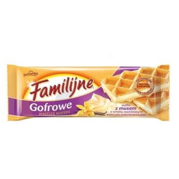 Familijne Gofrowe wafle z musem waniliowym 130g