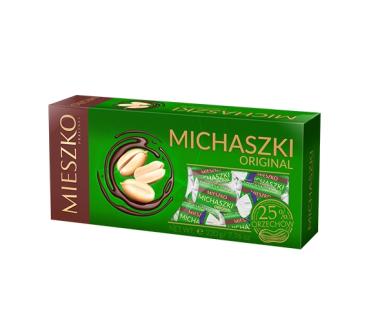 Mieszko Michaszki Original Bonbon mit Erdnüssen in Schokolade 220 g