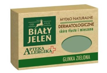 Bialy Jelen Naturseife mit grüner Tonerde 125 g