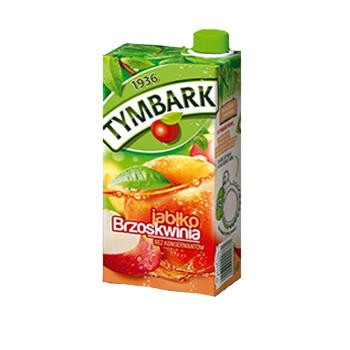 Tymbark Napój jablko brzoskwinia 1 L