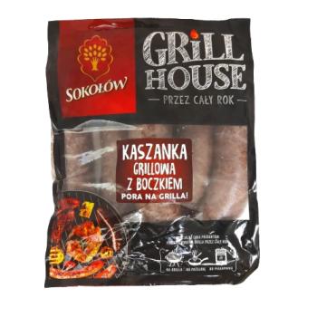 Sokolów Grill House Kaszanka z Boczkiem 600g