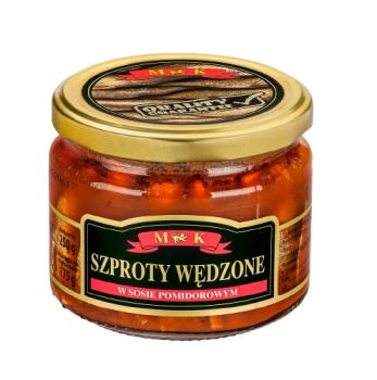 MK Geräucherte Sprotten in Tomatensauce 250 g