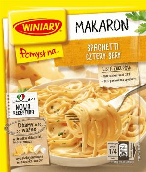 Winiary Idee für Vier Käse Soße Spaghetti 31 g