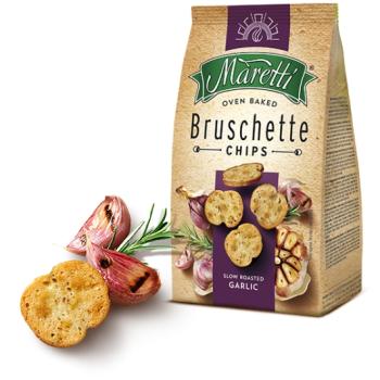 Maretti Bruschette Brotchips mit Knoblauch Geschmack 70 g