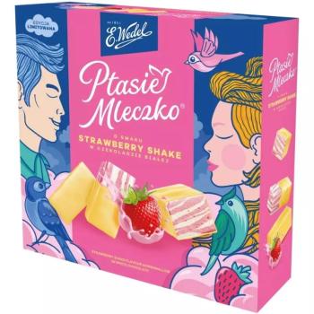 E. Wedel Vogelmilch Erdbeer-Shake 340g