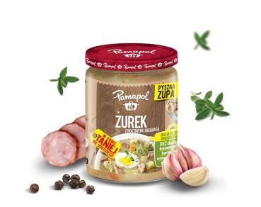 Pamapol zurek z boczkiem i kielbasa 470 g