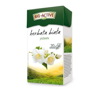 Big Active Weißer Tee Jasmin 20 Beutel