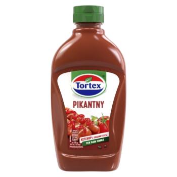 Tortex Ketchup Scharf in einer Spenderflasche 470 g