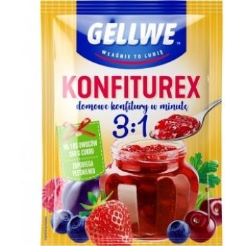 Gellwe Konfiturex 3:1 Srodek zelujacy do konfitur lub dzemów niskoslodzonych 40 g