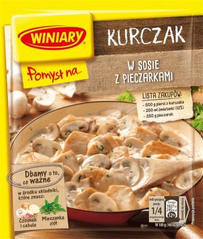 WINIARY POMYSL NA... Huhn in Sauce mit Champignons