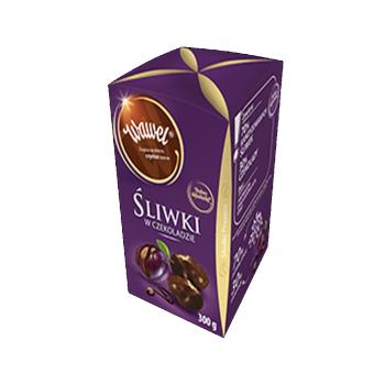 Getrocknete Pflaumen in Schokolade von Wawel 200 g
