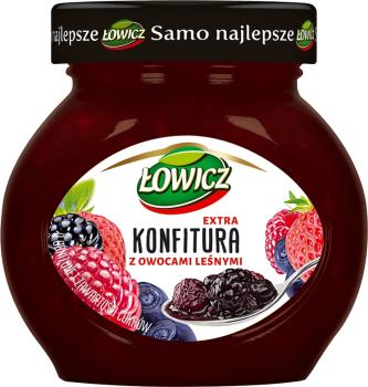 Lowicz Waldfruchtkonfitüre 240g