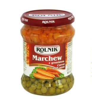 Marchew z groszkiem 460 g