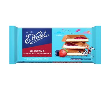 WEDEL Vollmilchschokolade Blaubeere Brombeere 100g