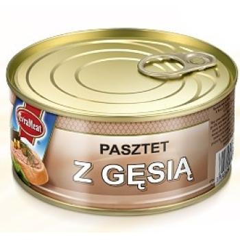 Evrameat Pasztet z gesi w konserwie  300 g