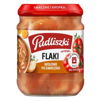 Pudliszki Rinderpansen (Kutteln) in Tomatensoße 450g 