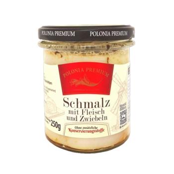 Smalec z miesem i cebula 250 g Polonia Premium