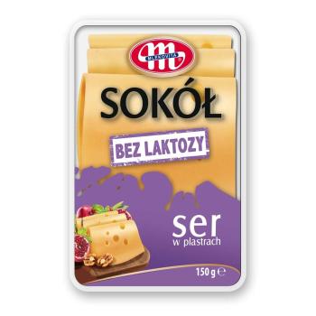 Ser Sokól w plastrach bez laktozy Mlekovita 150 g