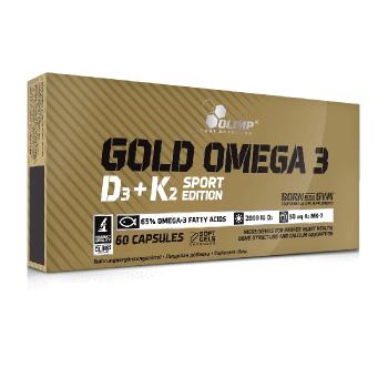 Gold Omega 3 D3+K2 Sport Edition 60 Kapseln
