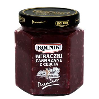 Rolnik buraczki zasmazane z cebulka 540g