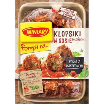 Winiary Idee für Frikadellen in Bolognese Sauce 37 g