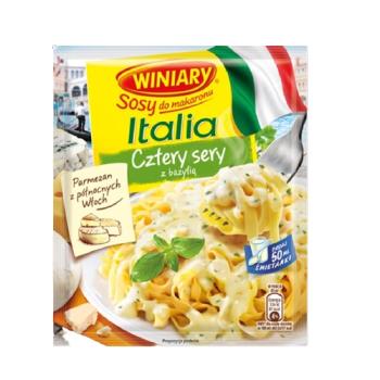 Winiary Pasta Sauce Italia Vier-Käse-Sauce mit Basilikum 37 g