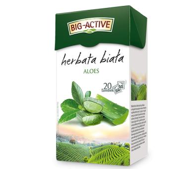 Big Active Weißer Tee mit Aloe Vera 20 Beutel