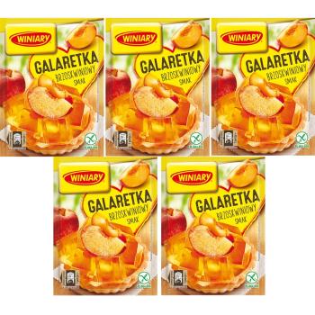 5 x Winiary Götterspeise Pfirsich 