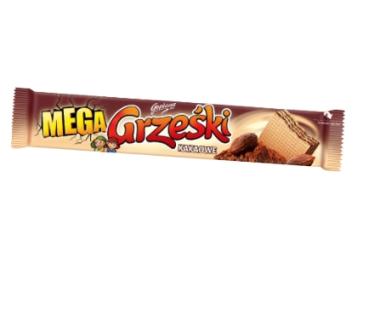 Grzeski-Waffel mit Kakao-Creme geschichtet 34g
