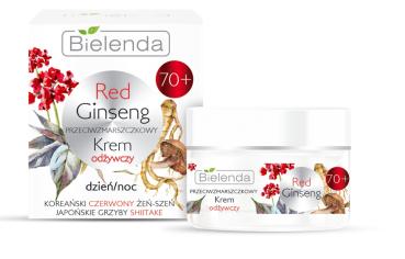 Bielenda Red Ginseng Anti Falten Feuchtigkeitscreme 70+