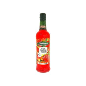 Herbapol Sirup Erdbeer mit Rhabarber Geschmack 420 ml