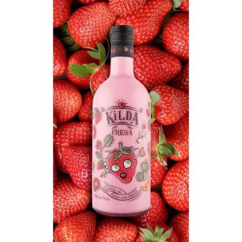 Preview: Kilda Erdbeer-Creme-Likör mit Tequila 17% vol. 700ml