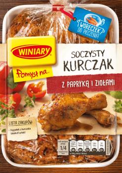 Winiary pomysl na soczystego kurczaka z papryka i ziolami 28 g