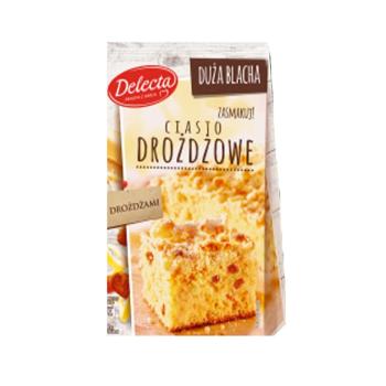 Delecta Duza Blacha Ciasto drozdzowe 600 g