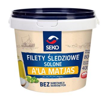 Seko Heringsfilets a'la Matjas gesalzen 800 g