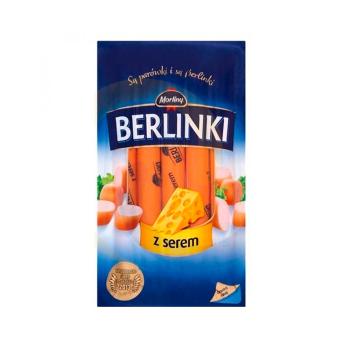 Morliny Berlinki Parówki z serem 250 g