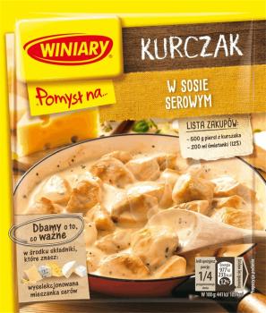 WINIARY POMYSL NA... kurczaka w sosie serowym