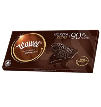 Wawel Bitterschokolade extra 90% Kakao 100 g