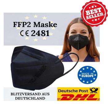 FFP2 Mund Nasen Schutz Atemschutzmaske Mundschutz CE zertifiziert 1 Stück