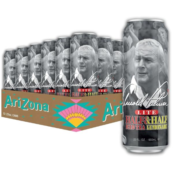 24 x Arizona Arnold Palmer Lite Half & Half Eistee Limonade 650ml
