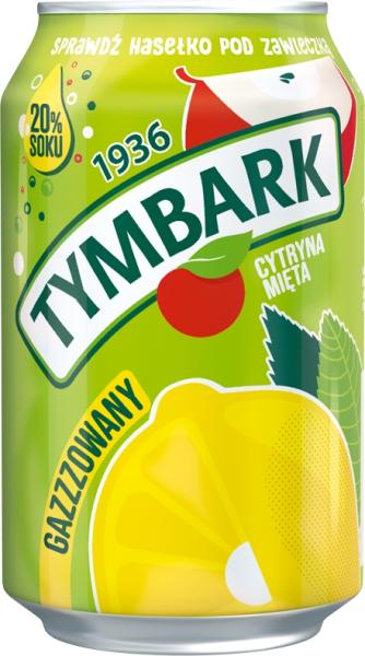 Tymbark napój cytryna mieta gazowany 330 ml