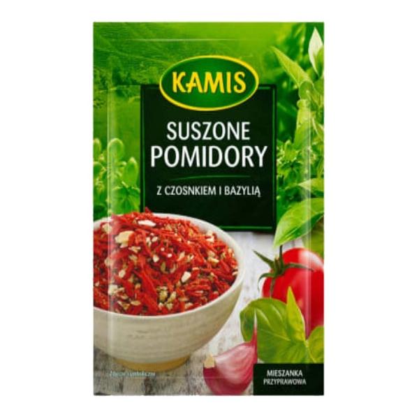 getrockneten Tomaten mit Knoblauch und Basilikum Kamis 15g