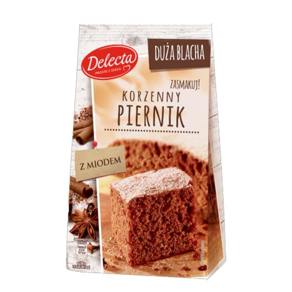 ANGEBOT!! Delecta Großes Blech Lebkuchen mit Honig 680 g