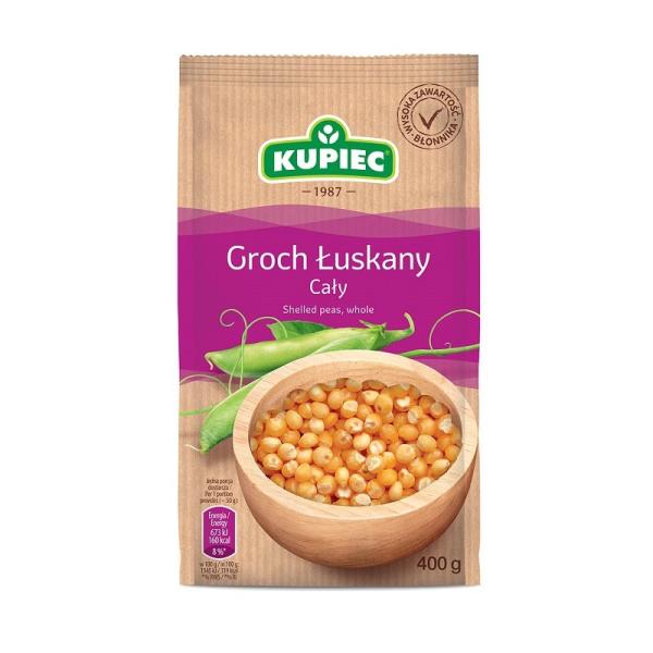 Kupiec ganze Erbsenschale 400g